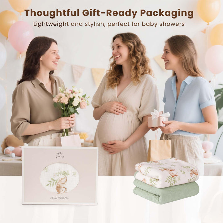 Konssy 2 Pack Waterproof Muslin Portable Changing Pad, Diaper Changing Mat - Woodland,Sage - image 7
