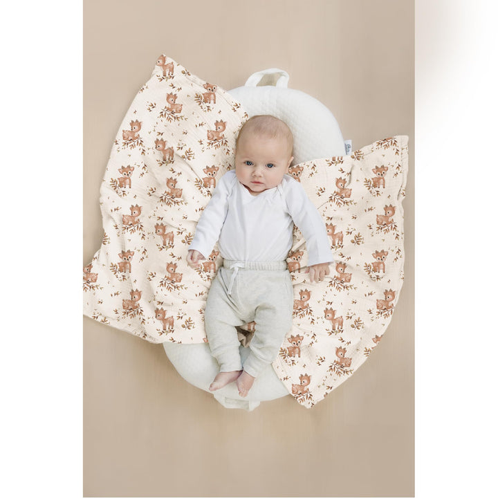 Konssy Soft Muslin Baby Blanket for Unisex Boys & Girls, 30 x 40 Inch - DoudouTan-Senxilu-New - image 2