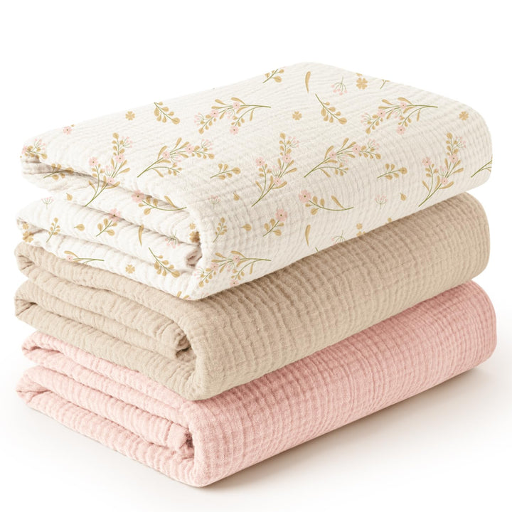 Baby Swaddle Blankets 3 Pack