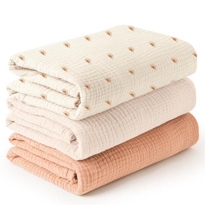 Baby Swaddle Blankets 3 Pack