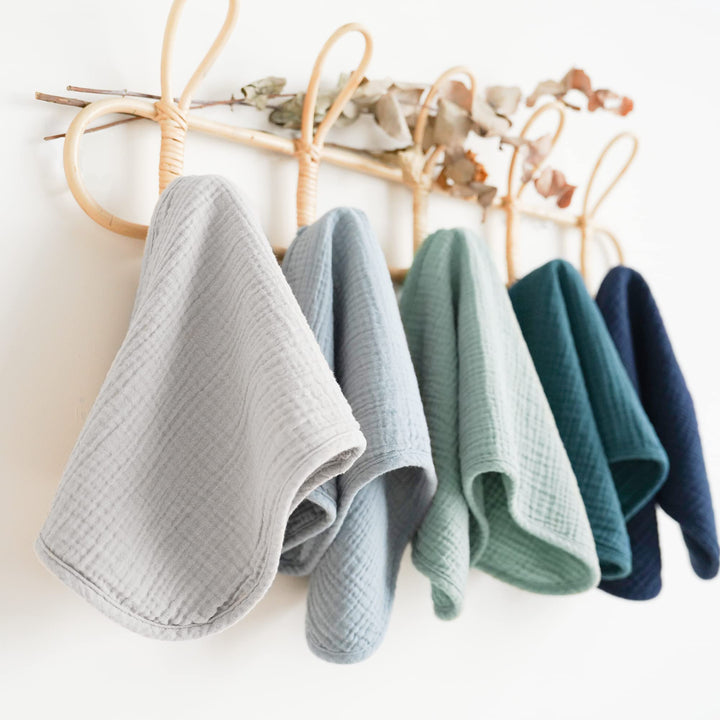 Konssy 6 Pack Large Muslin Baby Burp Cloths and Burp Rags Set for Newborn - Dagebu-Sidai-New - image 7