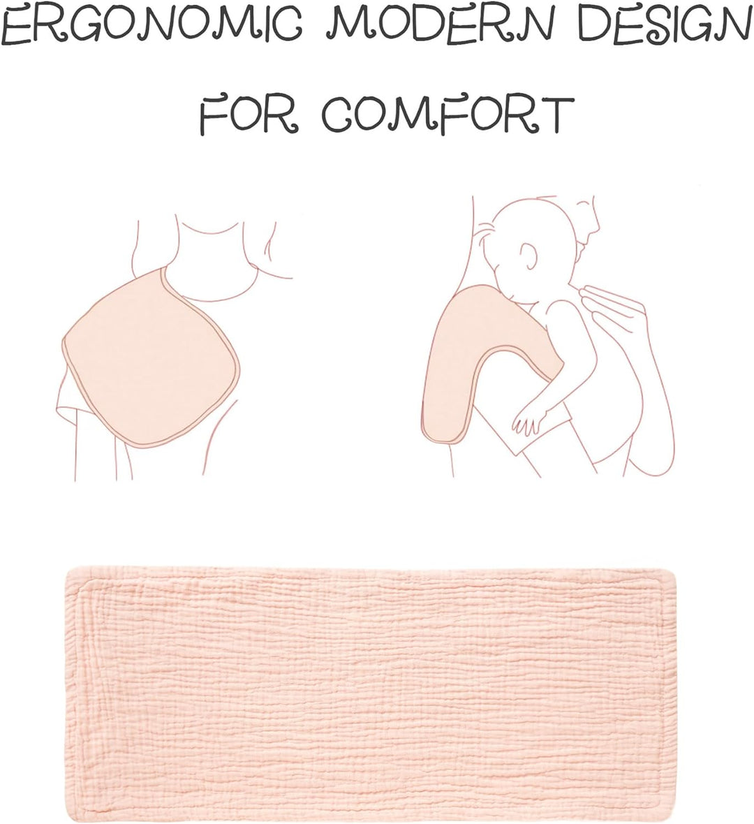 Muslin Baby Burp Cloths Sets 6 Pack KONSSY