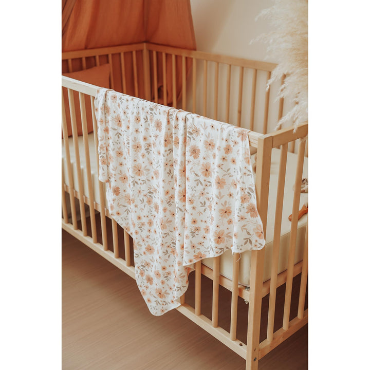 Konssy Baby Blanket & Headband Set, 32 x 32 Inch Swaddle Receiving Blanket - Baihuahui-Baotan-New - image 4