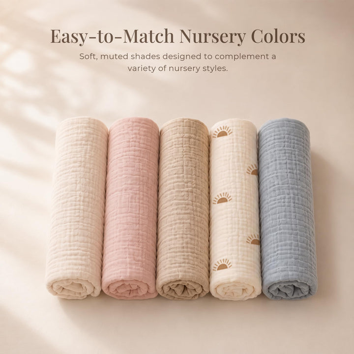 Konssy Muslin Nursing Pillow Covers, Soft Cover for Breastfeeding Pillows - Wheat - image 8