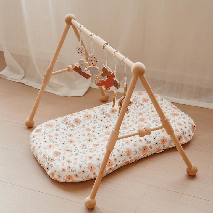 Konssy 2 Pack Baby Lounger Cover, Stretchy Infant Slipcover, Covers Only - Flourish,Cream - image 8