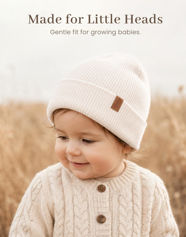 Konssy 4-Pack Baby Beanie Winter Hat for Newborn Infant Boy Girl 0-6 Months - Pink - image 7