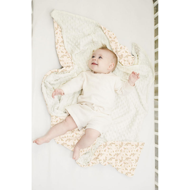 Konssy Soft Muslin Baby Blanket for Unisex Boys & Girls, 30 x 40 Inch - Floral - image 3