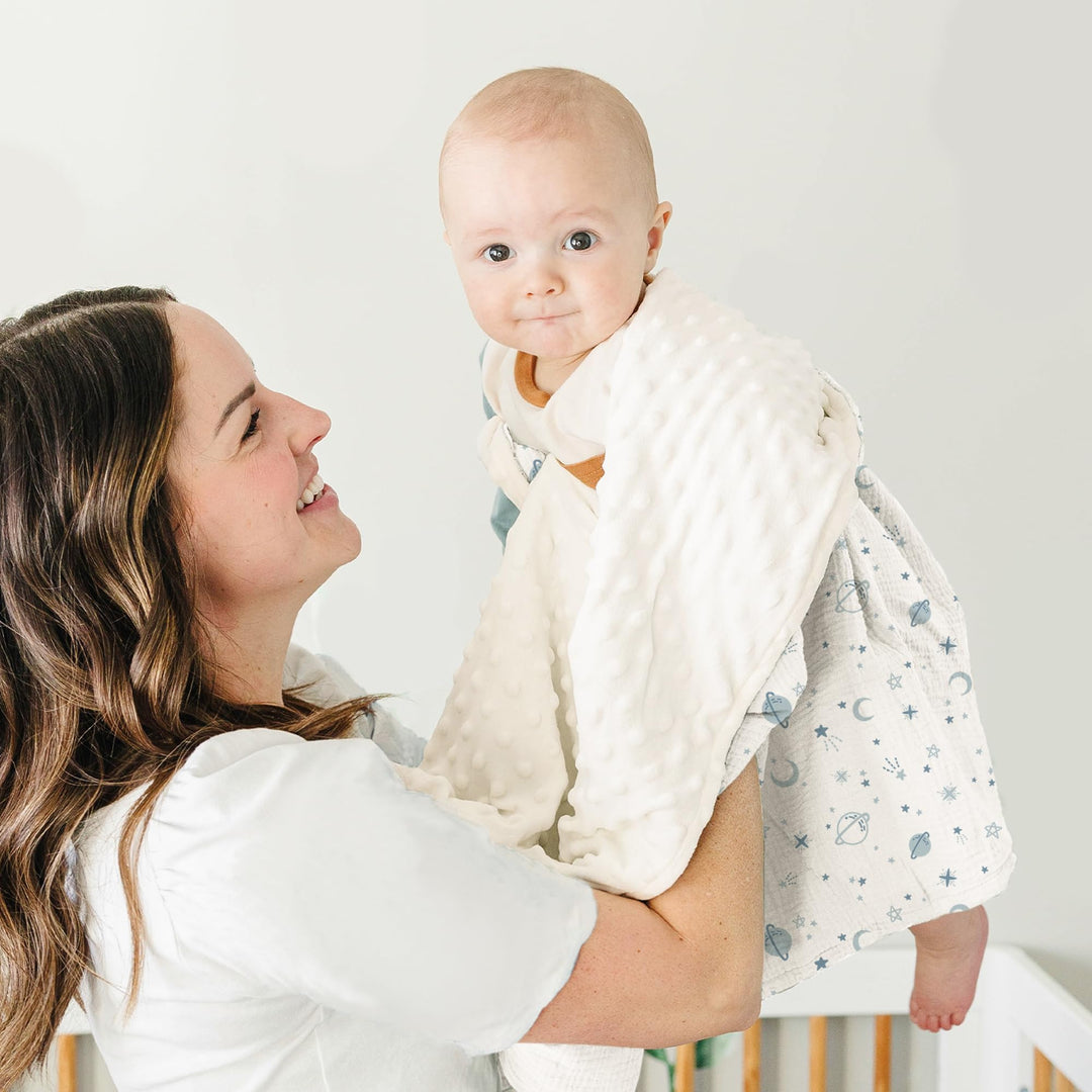 Konssy Soft Muslin Baby Blanket for Unisex Boys & Girls, 30 x 40 Inch - DoudouTan-Xiaoyuzhou-New - image 3