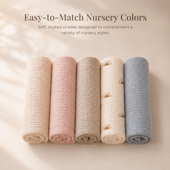 Konssy Muslin Nursing Pillow Covers, Soft Cover for Breastfeeding Pillows - Sun - image 8