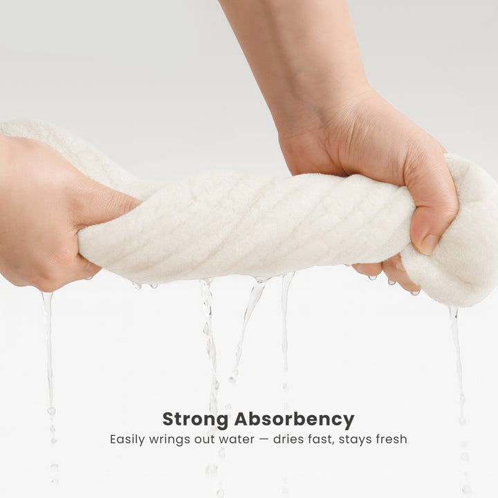 Konssy 2-Pack Hooded Baby Towels, 32" × 32" Soft & Absorbent Plush Fleece, Cute Animal Hood, Baby Bath Towels for Newborns & Toddlers, Boys & Girls