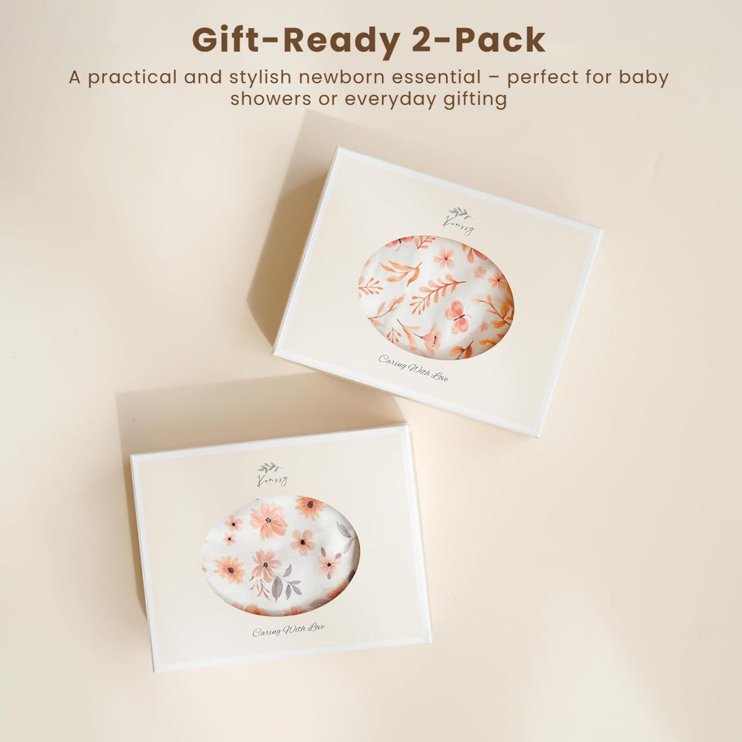 Konssy 2 Pack Baby Lounger Cover, Stretchy and Soft Newborn Lounger Cover