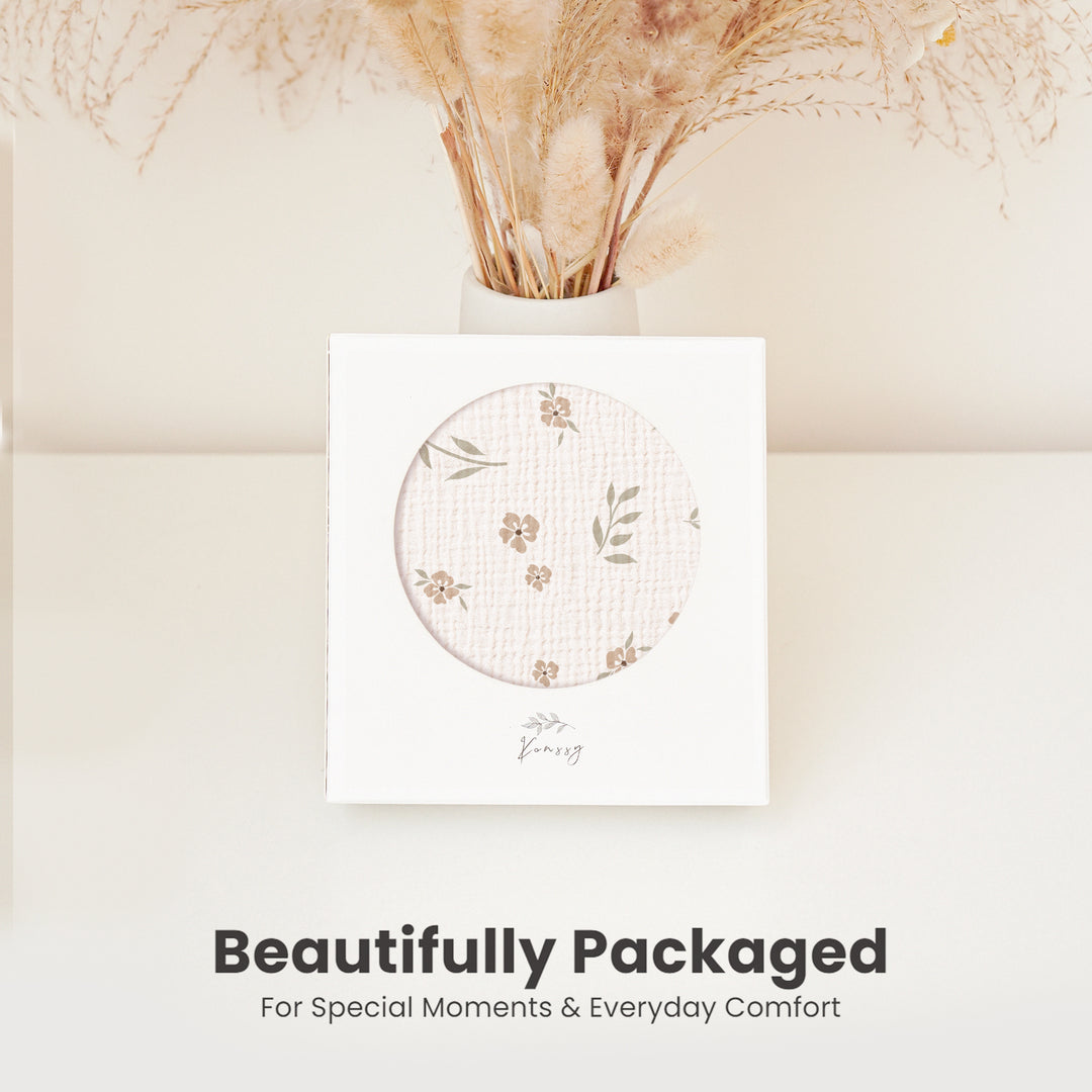 Konssy Flounce Muslin Toddler Pillowcase