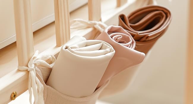 Konssy Faux Leather Waterproof Baby Changing Mat 2 Pack, Regular, 32"x20" - product details 5