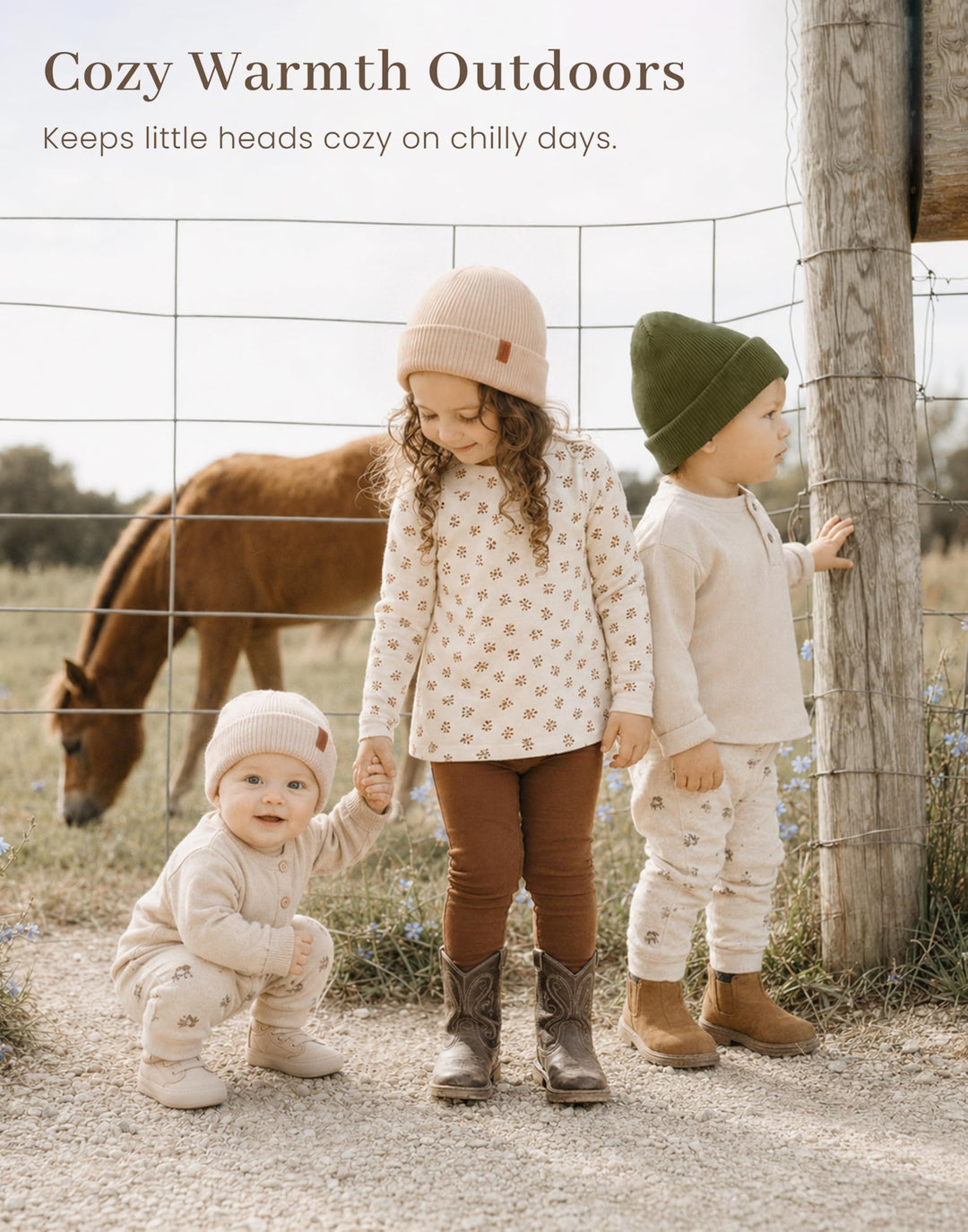 Konssy 4-Pack Baby Beanie Winter Hat for Newborn Infant Boy Girl 0-6 Months - Amy Green - image 8