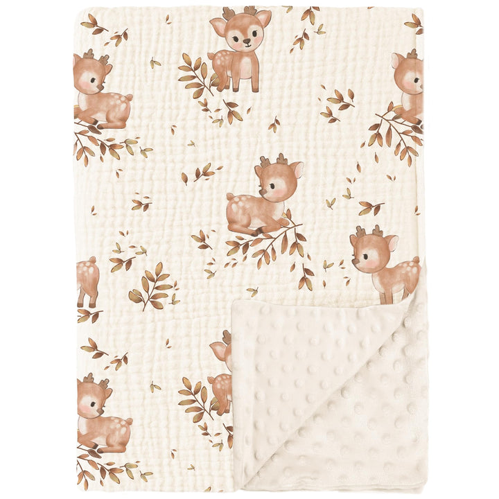 Konssy Soft Muslin Baby Blanket for Unisex Boys & Girls, 30 x 40 Inch - DoudouTan-Senxilu-New - image 1