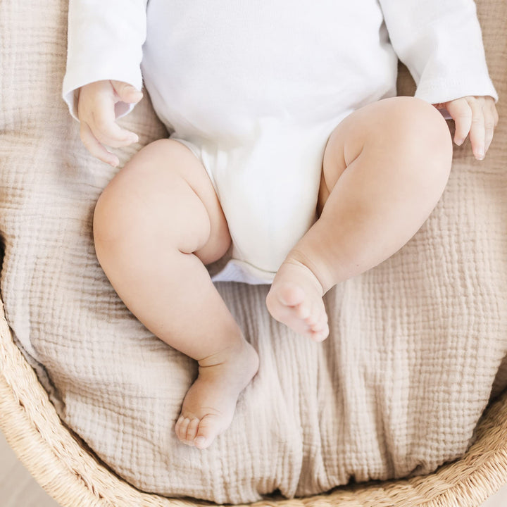 Konssy 3-Pack Muslin Baby Swaddle Blankets, 47 x 47 In Receiving Blankets - Grey - image 9