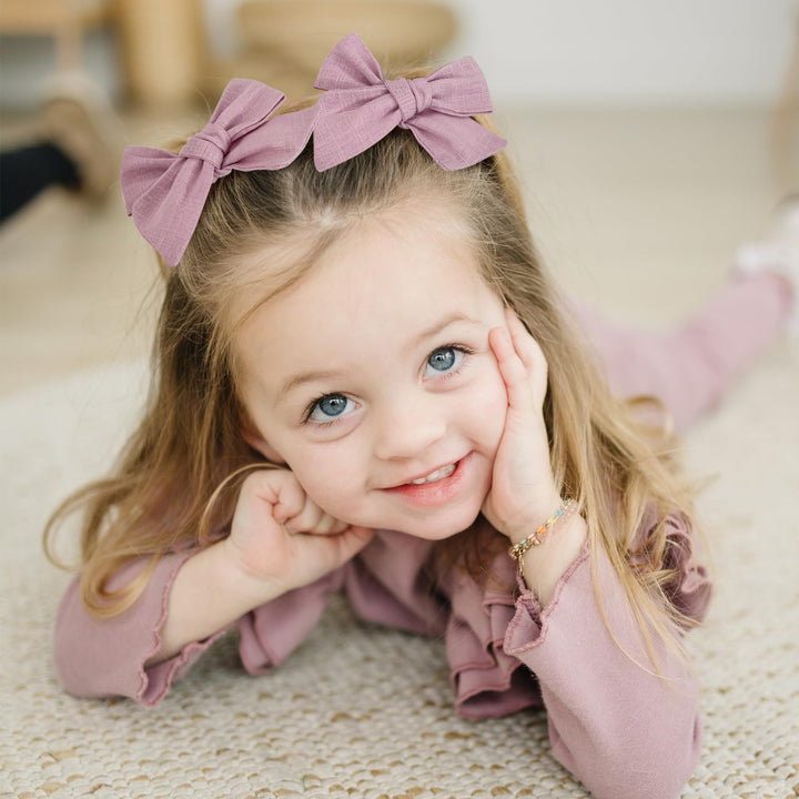 Prohouse 40 Pcs Toddler Hair Bows for Girls, Alligator Clip Bows Set - Vibrant - image 4