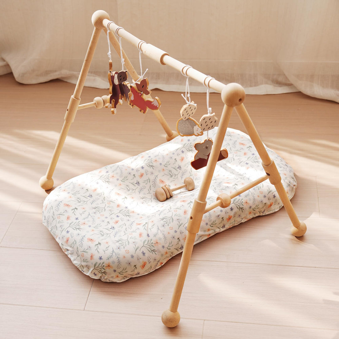 Konssy 2 Pack Baby Lounger Cover, Stretchy Infant Slipcover, Covers Only - Blue Grass,Ice Blue - image 8