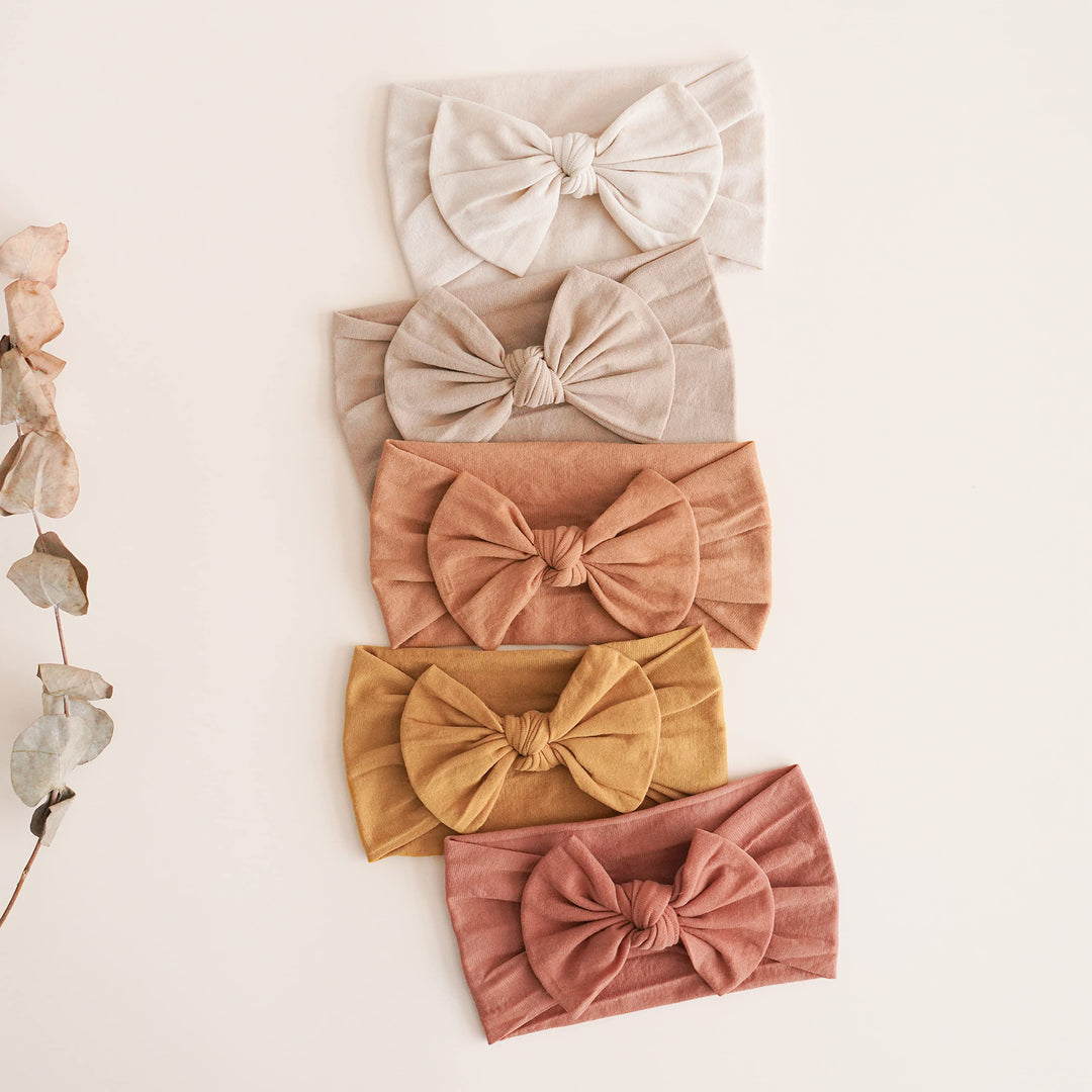 Prohouse 20 Pcs Baby Girl Bows and Headbands, Elastics Nylon Hairbands - Guanban-20Se-New - image 5