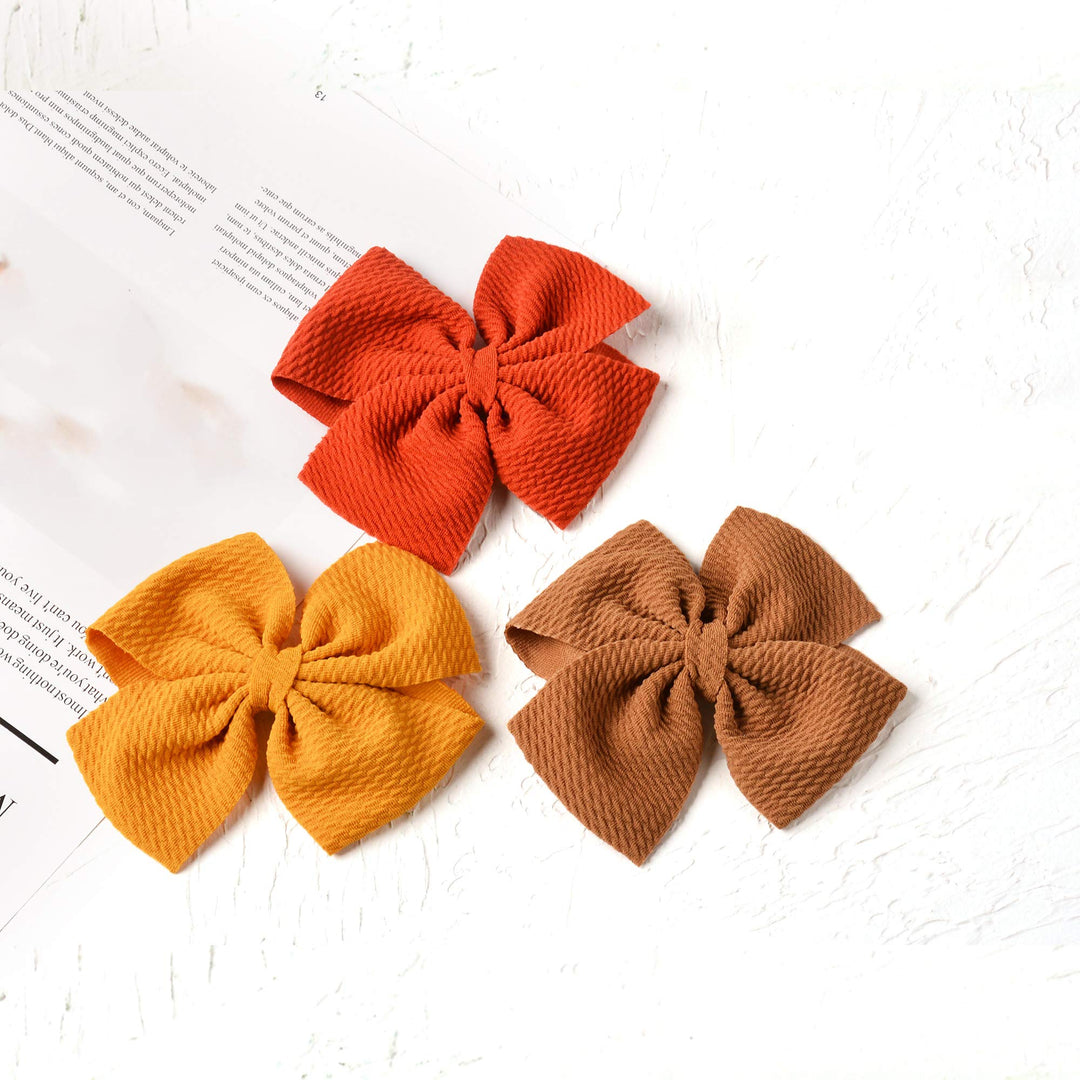 Prohouse 30 Pcs Waffle Hair Bows for Baby Girls with Alligator Clips - Fengchexi-Jiazi=30PCS - image 6