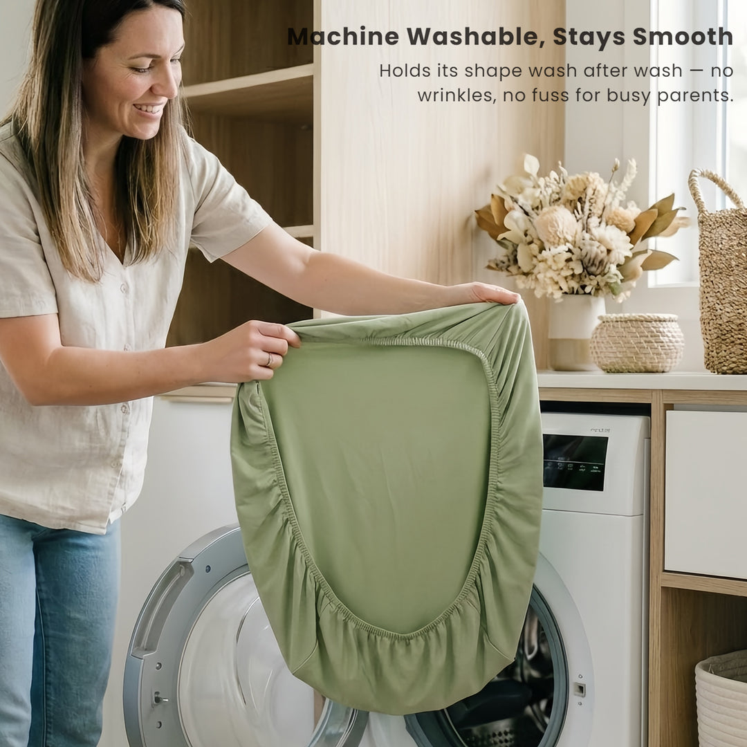 Konssy Silky Soft Bassinet Sheets 3 Pack