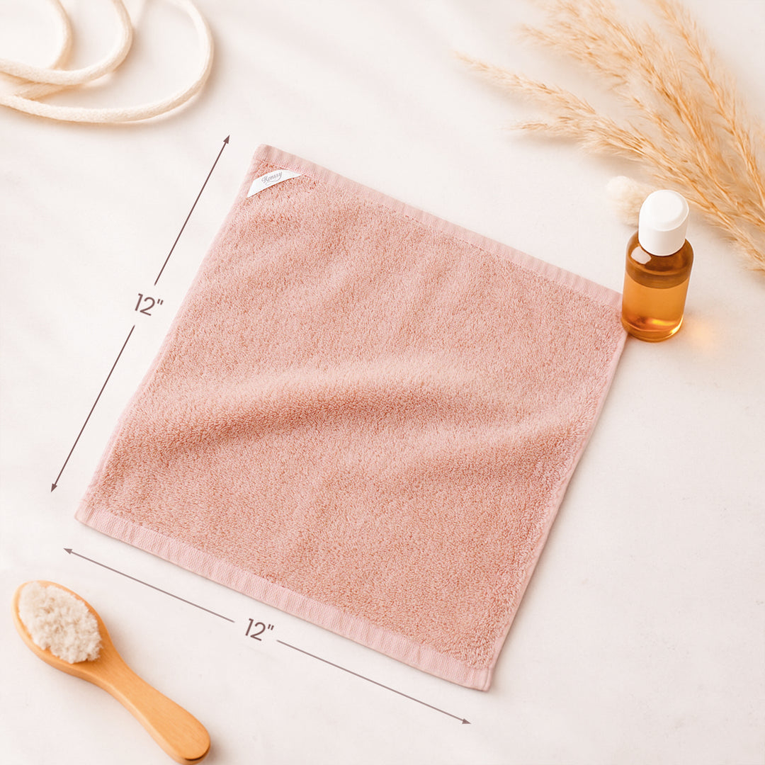 Konssy 100% Cotton Terry Face Wash Cloths