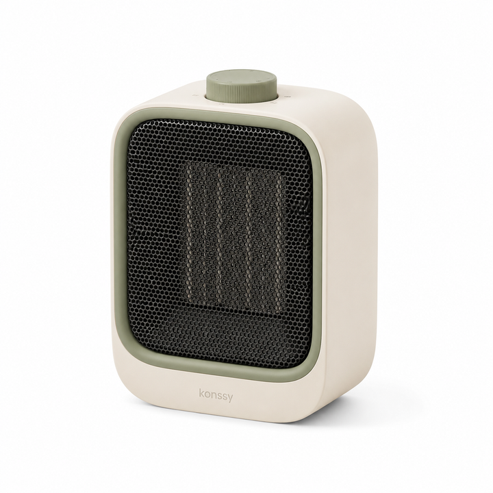 Konssy Portable Space Heater, PTC Ceramic Electric Heater with Thermostat