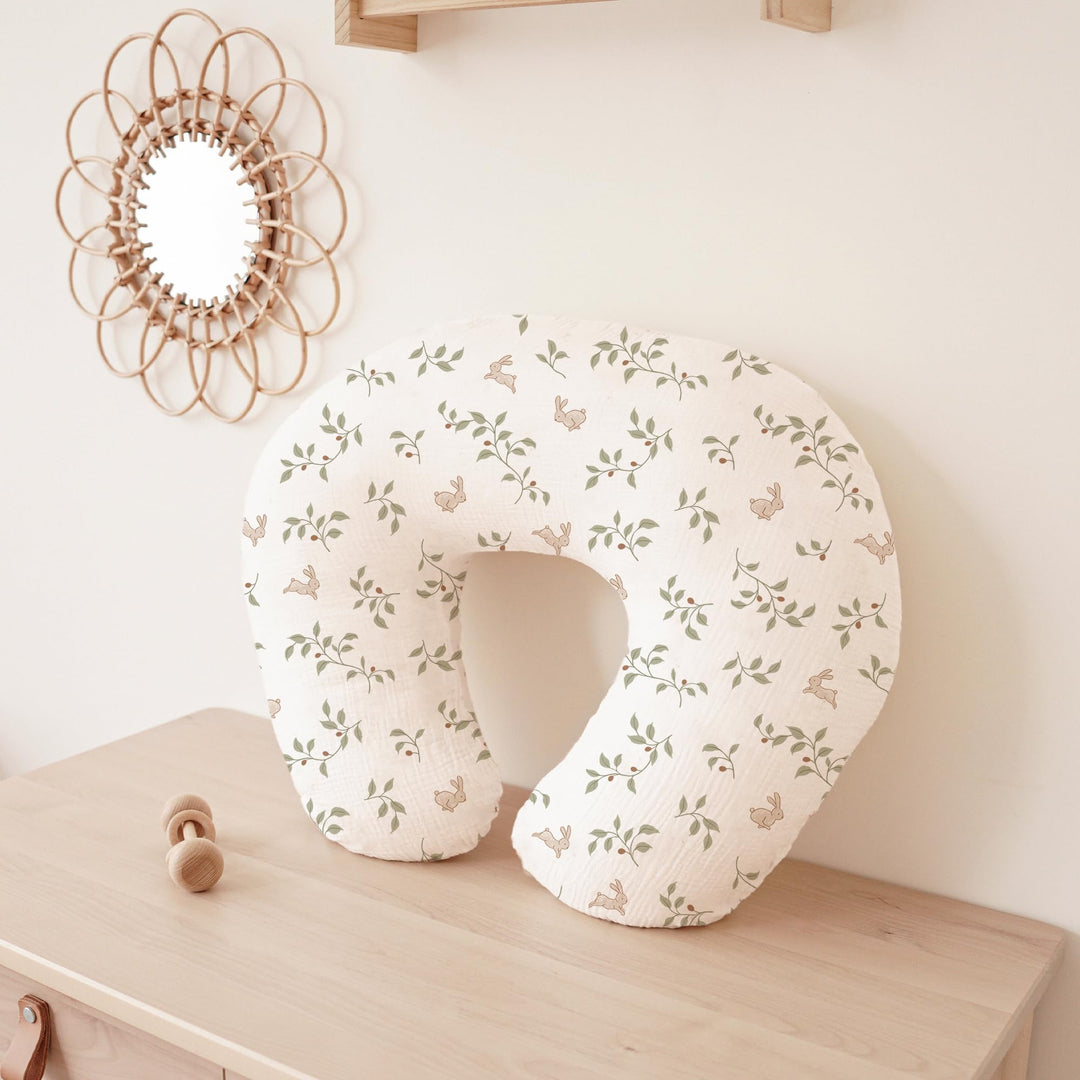 Konssy Muslin Nursing Pillow Covers