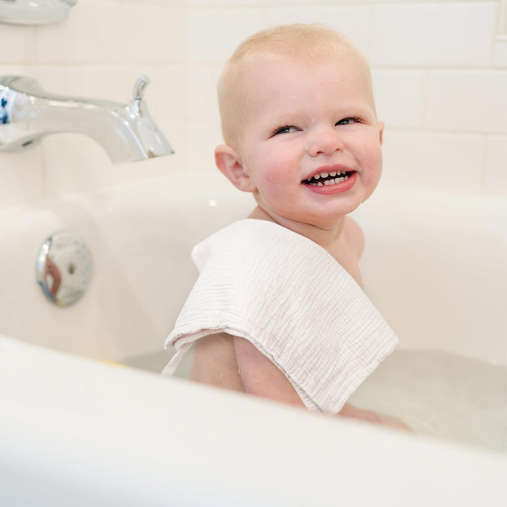 Konssy 10-Pack Muslin Baby Washcloths