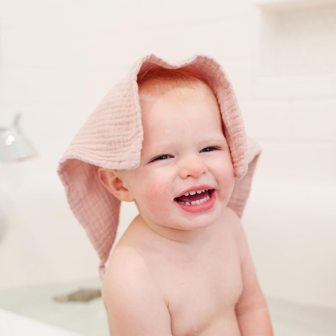 Konssy 10-Pack Muslin Baby Washcloths