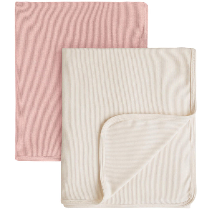 Konssy Knit Baby Blanket 2 Pack