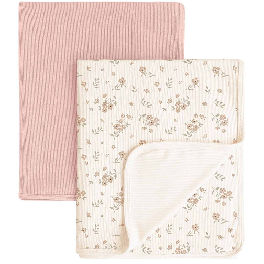 Konssy Knit Baby Blanket 2 Pack