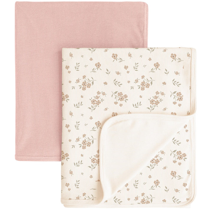 Konssy Knit Baby Blanket 2 Pack