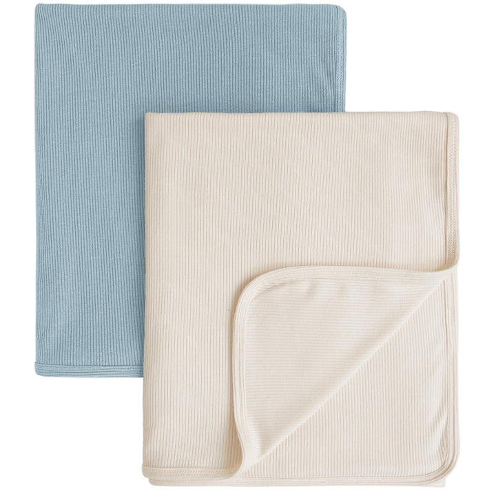 Konssy Knit Baby Blanket 2 Pack