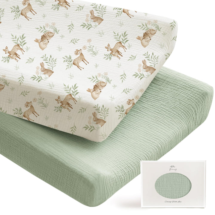 Muslin Changing Pad Cover 2 Pack