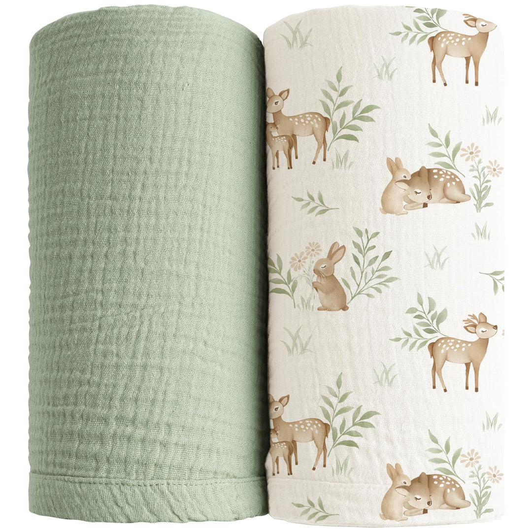 Swaddle Blankets 2 Pack
