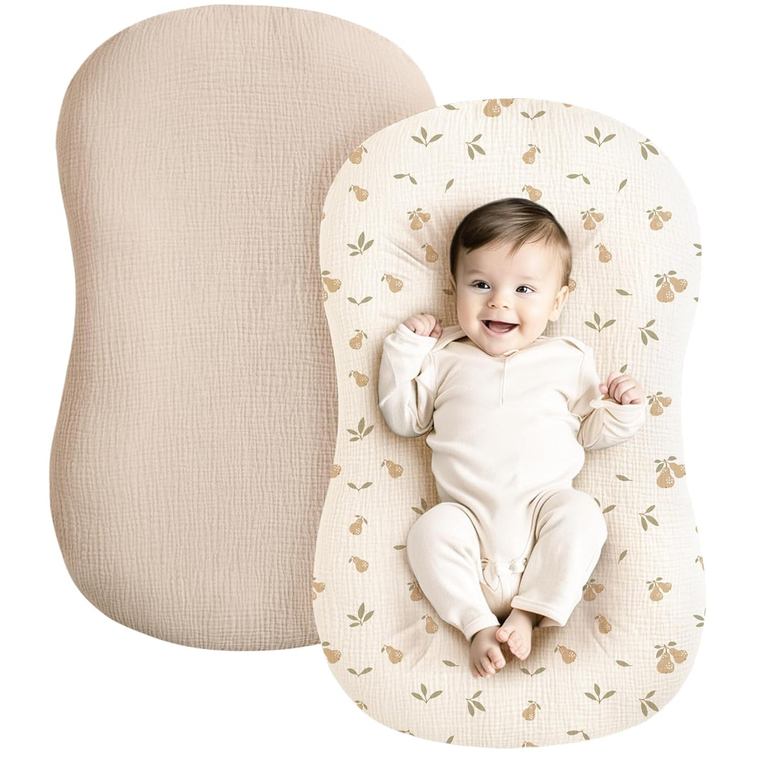 Muslin Baby Lounger Cover 2 Pack