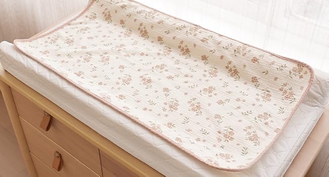 Konssy 2 Pack Waterproof Muslin Portable Changing Pad, Diaper Changing Mat - product details 5