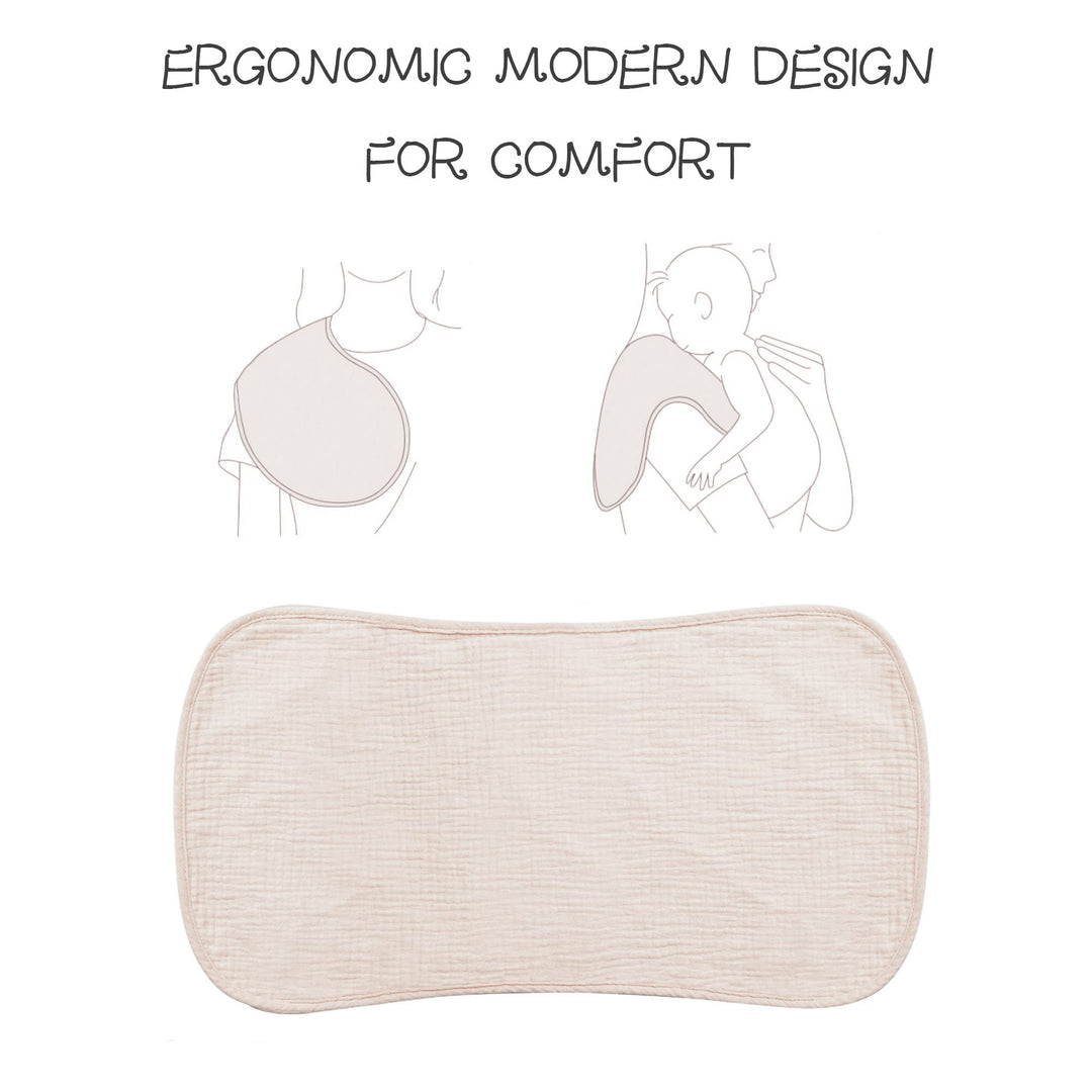 Konssy 6 Pack Large Muslin Baby Burp Cloths and Burp Rags Set for Newborn 100% Cotton, Super Soft & Absorbent, Shrink Resistant, Easy to Wash & Dry, Suitable for Unisex Boys & Girls