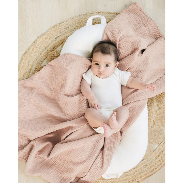 Konssy 3-Pack Muslin Baby Swaddle Blankets, 47 x 47 in Receiving Blankets Large Size, 100% Cotton, Ultra Soft & Breathable, Multi-Use Swaddles for Boys & Girls, from Newborn to Toddler