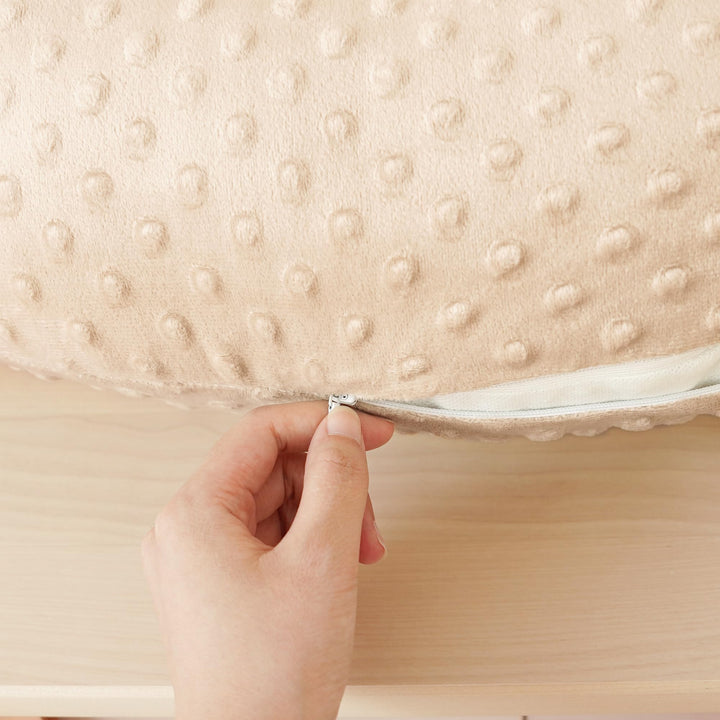 Konssy 2 Pack Nursing Pillow Covers, Soft Covers for Breastfeeding Pillows Covers Only, Cloud-Like Soft Plush Fabric, Cozy Comfort for Baby Boy Girl, Hidden Zipper, Machine Washable