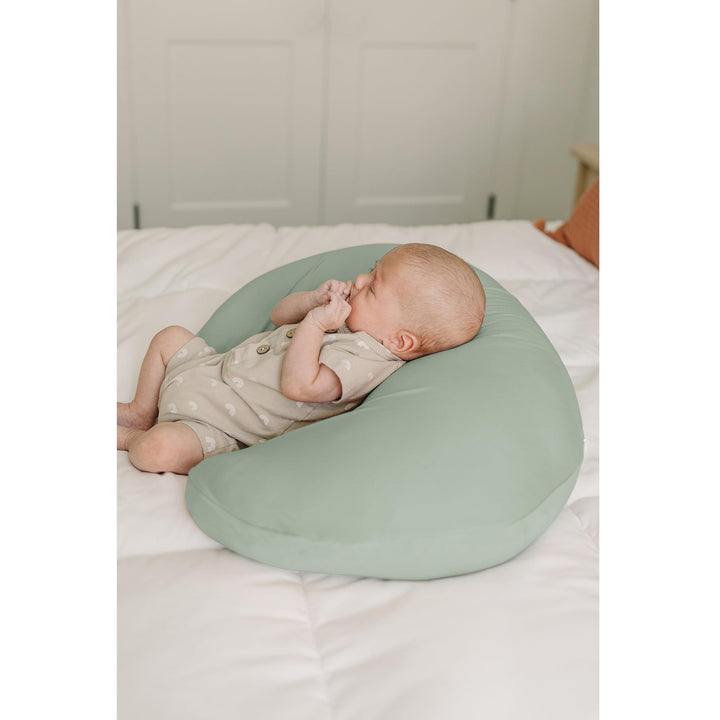 Konssy 2 Pack Nursing Pillow Covers, Soft Stretchy Cover for Breastfeeding Covers Only, Milk Silk Fabric, Breathable & Machine Washable, Slipcovers for Newborn Baby Boy Girl,