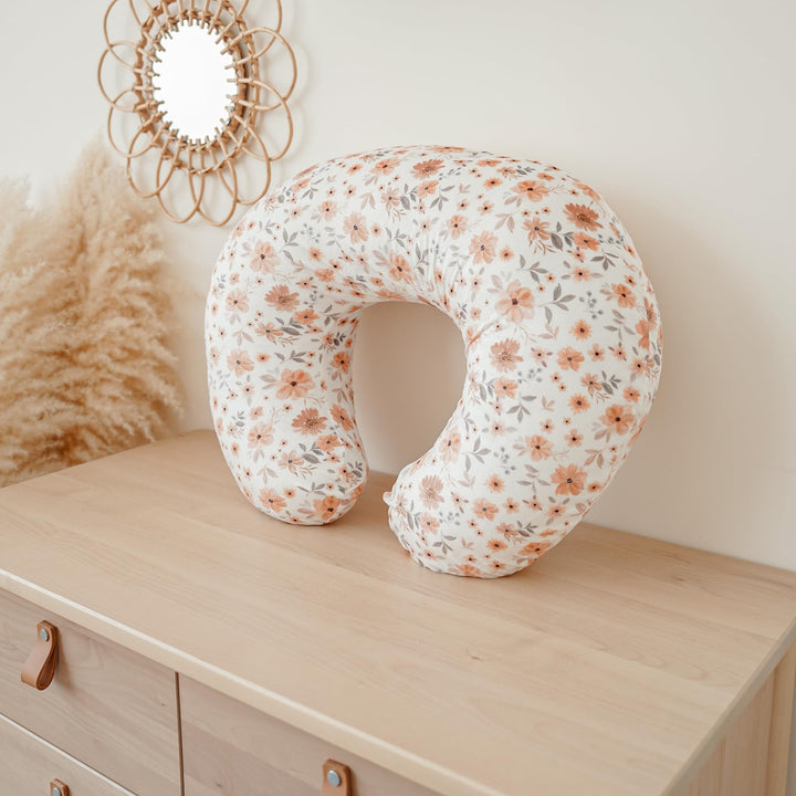 Konssy 2 Pack Nursing Pillow Covers, Soft Covers for Breastfeeding Pillows Covers Only, Cloud-Like Soft Plush Fabric, Cozy Comfort for Baby Boy Girl, Hidden Zipper, Machine Washable