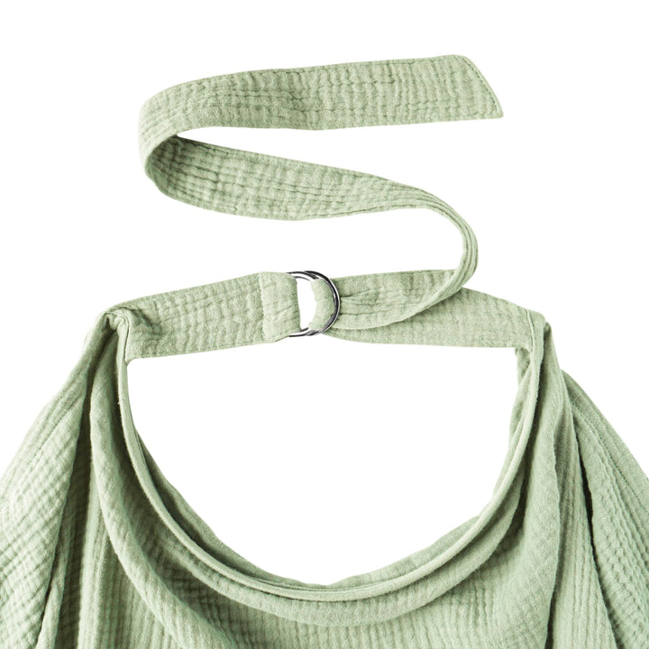 Konssy Muslin Nursing Cover Up for Breastfeeding with Rigid Hoop 100% Cotton Nursing Apron, Lightweight & Breathable, Carseat Canopy, Breast Feeding Covers for Women