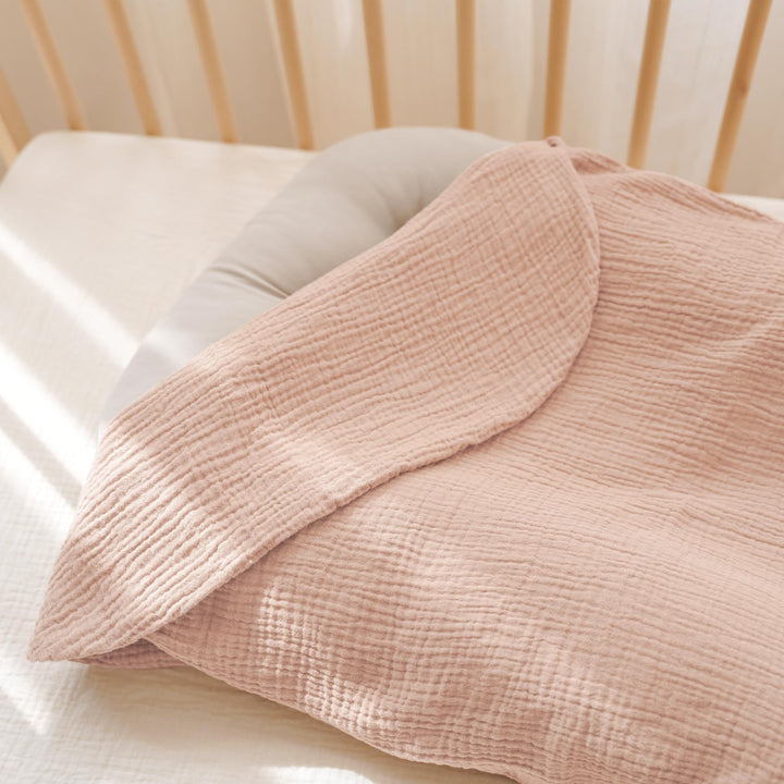 Konssy 2 Pack Muslin Baby Lounger Covers, Covers Only, 30.7" x 20" 100% Cotton, Soft & Breathable, Baby Nest Slipcover, Envelope Closure, Pre-Washed for Lasting Fit