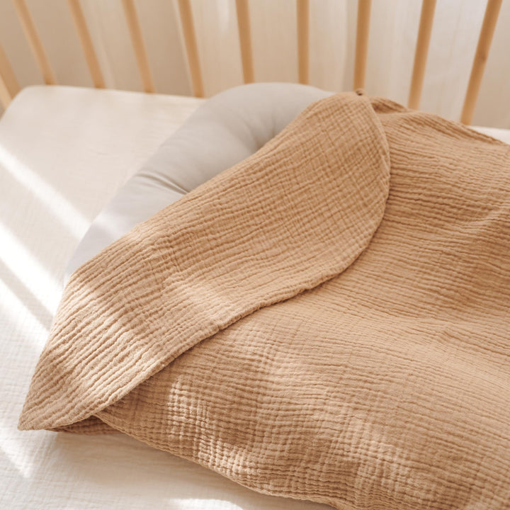 Konssy 2 Pack Muslin Baby Lounger Covers, Covers Only, 30.7" x 20" 100% Cotton, Soft & Breathable, Baby Nest Slipcover, Envelope Closure, Pre-Washed for Lasting Fit