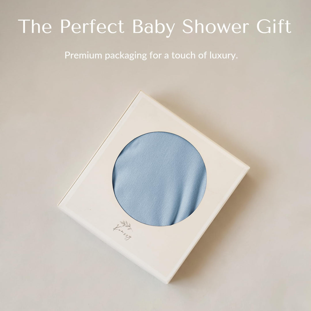 Konssy Rayon Made from Bamboo Nursing Cover for Breastfeeding Buttery Soft, Breathable & Stretchy, Wearable Nursing Poncho, Multi-Use Car Seat Canopy, 360° Full Privacy
