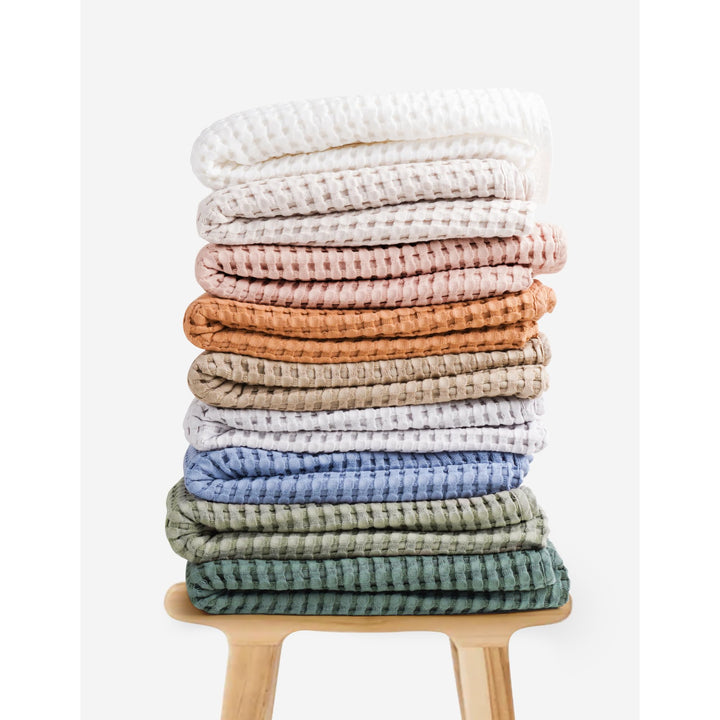 Konssy Waffle Baby Blanket for Boys & Girls, Soft Newborn Swaddle Blanket Waffle Knit, Cozy Crib Blanket Neutral for Nursery, Stroller & Toddler Bed, Machine Washable, 47" x 33"