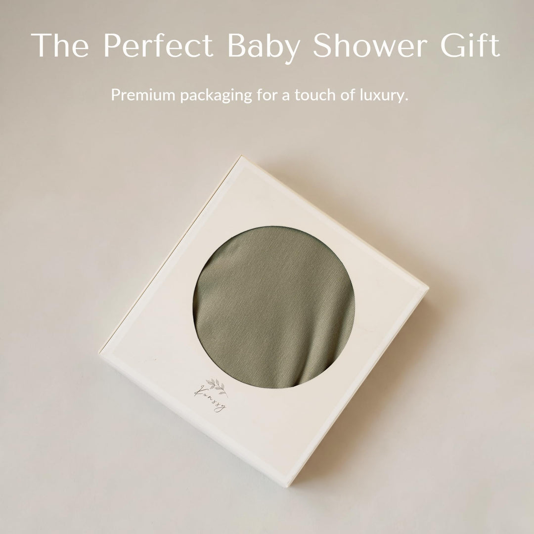 Konssy Rayon Made from Bamboo Nursing Cover for Breastfeeding Buttery Soft, Breathable & Stretchy, Wearable Nursing Poncho, Multi-Use Car Seat Canopy, 360° Full Privacy