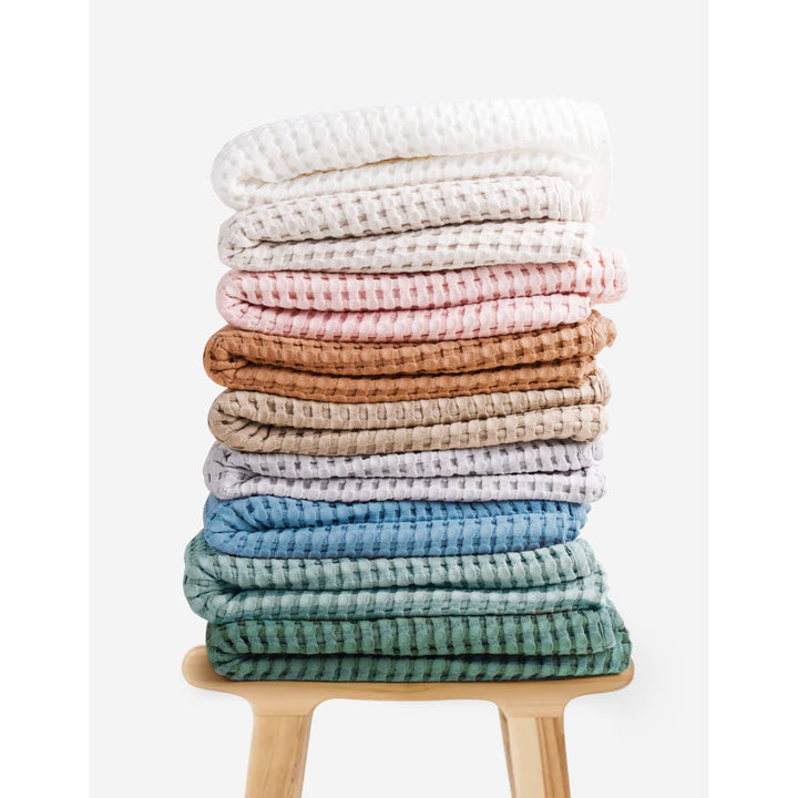 Konssy Waffle Baby Blanket for Boys & Girls, Soft Newborn Swaddle Blanket Waffle Knit, Cozy Crib Blanket Neutral for Nursery, Stroller & Toddler Bed, Machine Washable, 47" x 33"